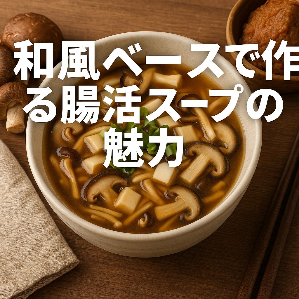 和風ベースで作る腸活スープの魅力