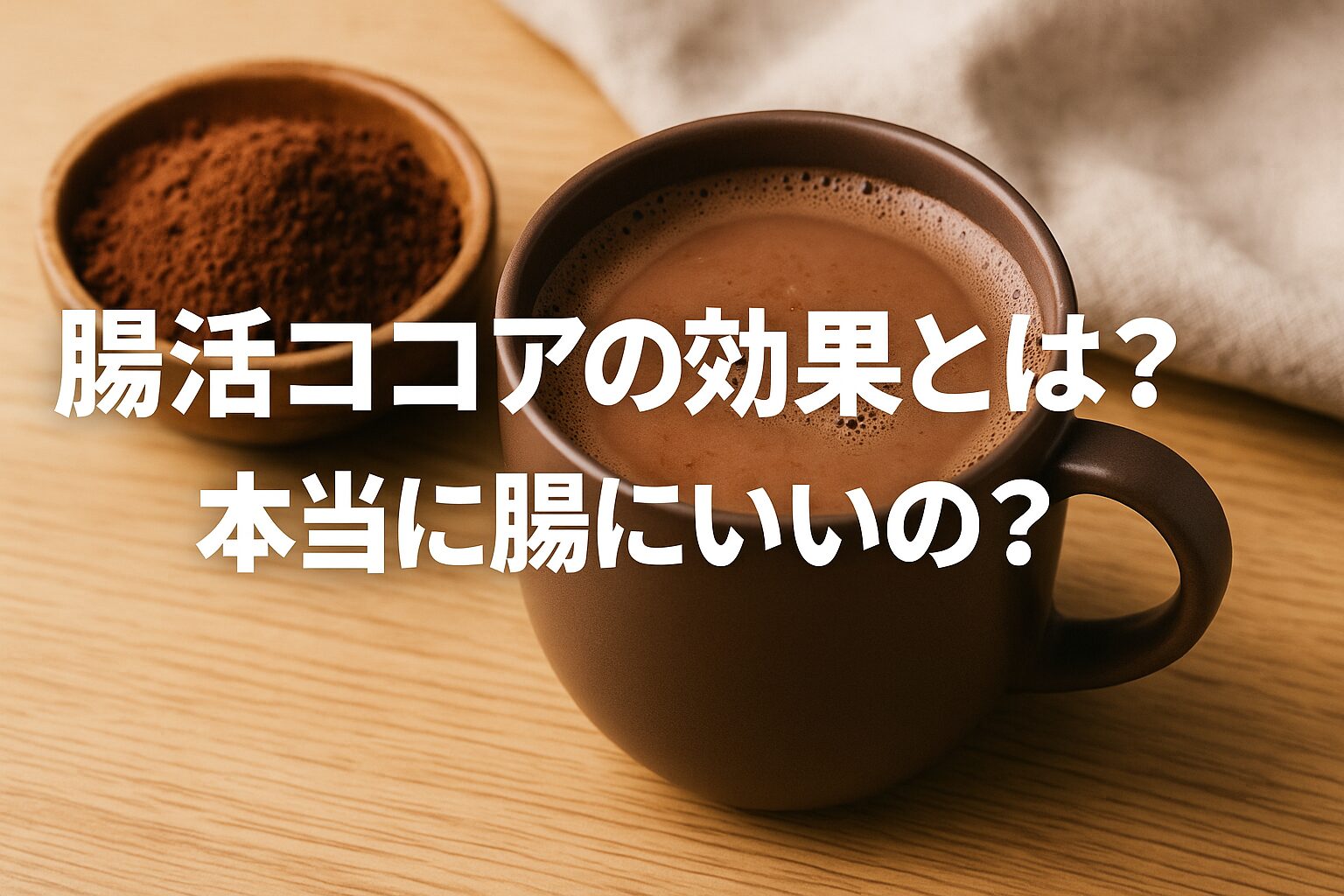 腸活ココアの効果は本物？口コミ・副作用・飲み方まで徹底解説！
