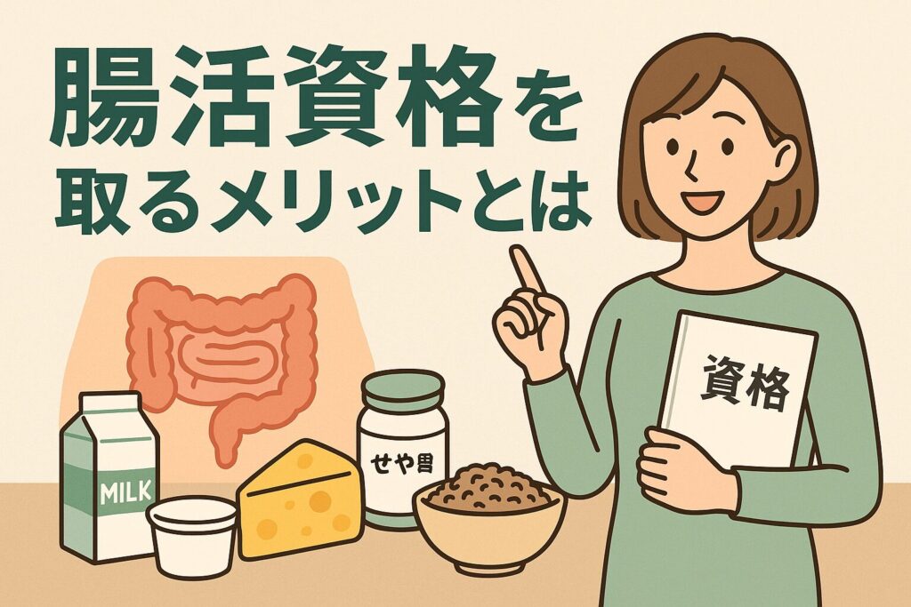 人気の腸活資格を比較!どれが自分に合う?