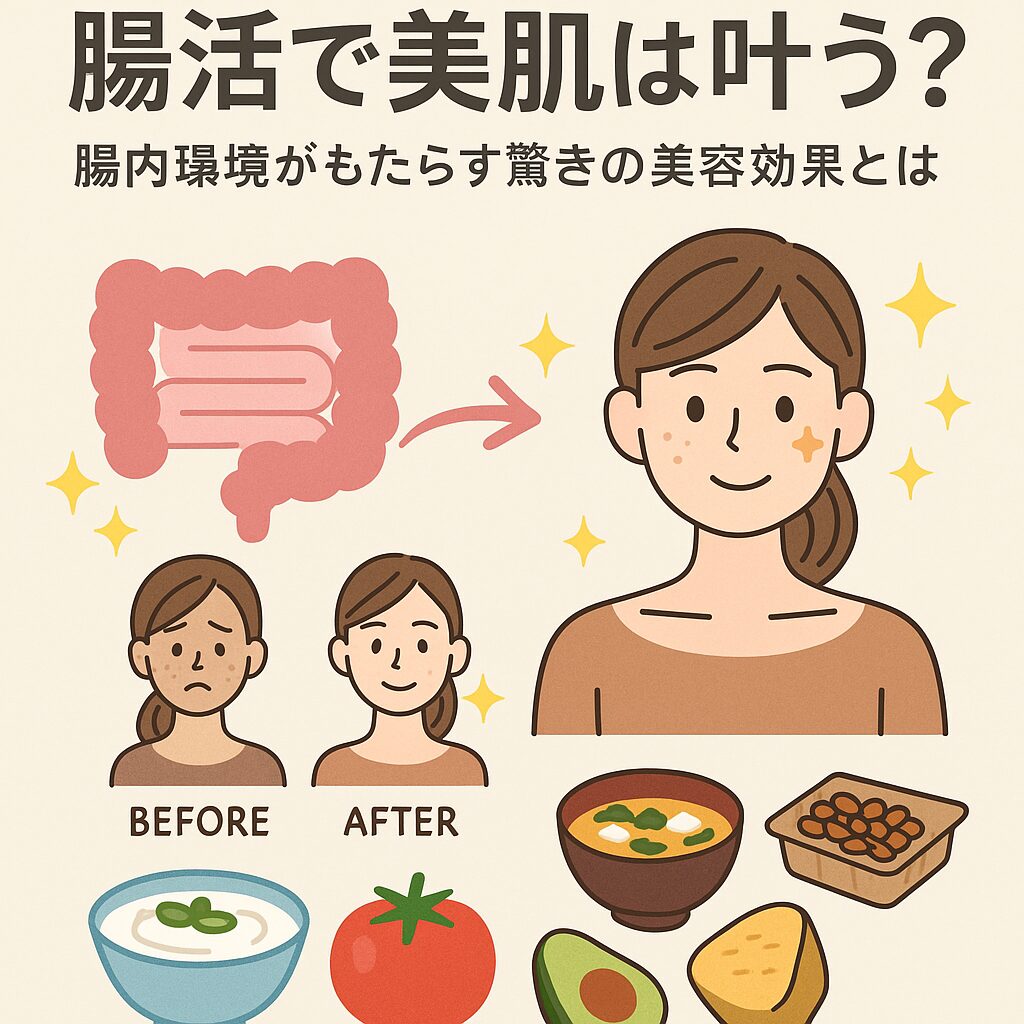 腸活で美肌は叶う？腸内環境がもたらす驚きの美容効果とは