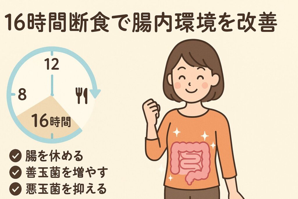 16時間断食で腸内環境を整える方法