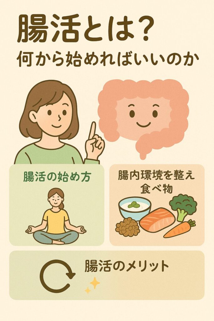 腸活とは?何から始めればいいのか?
