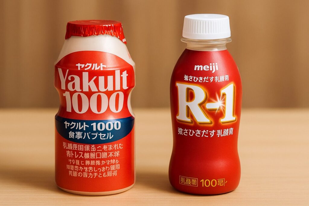 ヤクルト1000とR-1の成分比較