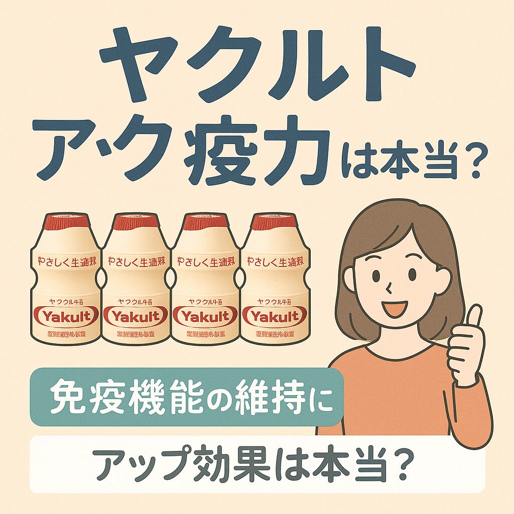 ヤクルトの免疫力アップ効果は本当？