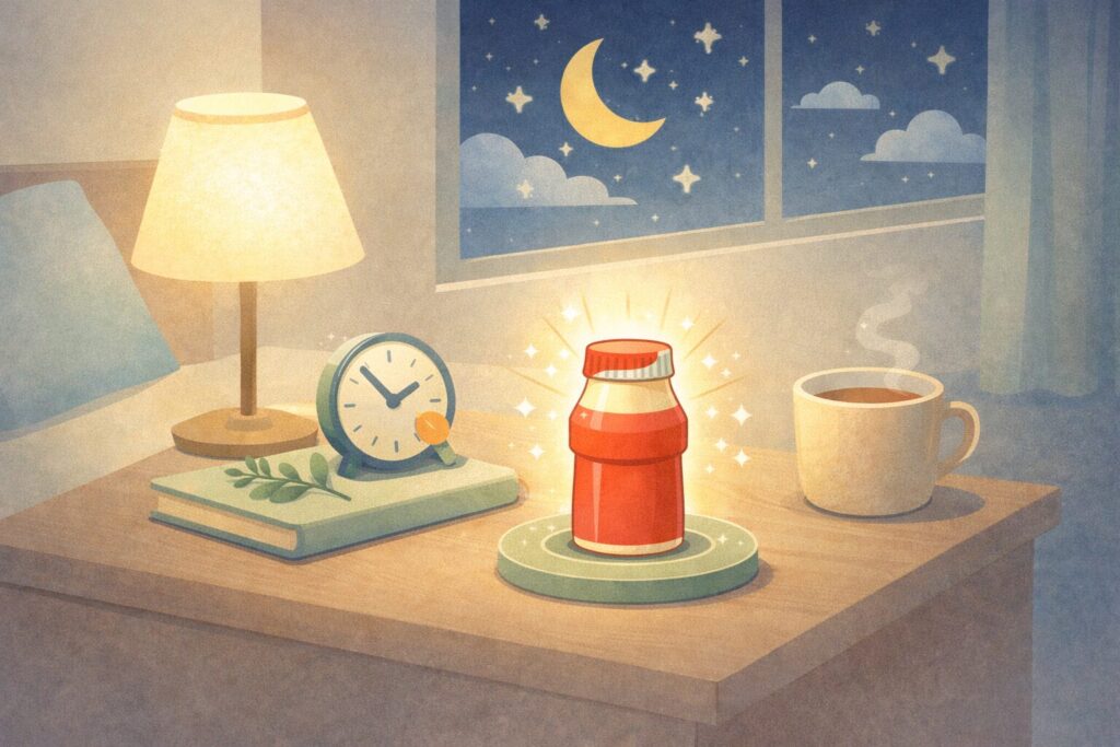 毎日の生活リズムの中にヤクルト1000を無理なく組み込む様子を表現したイメージ